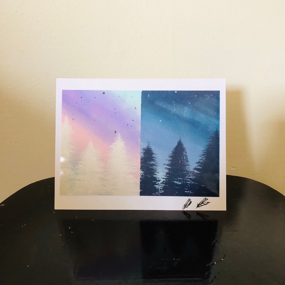 6 (handmade) blank greeting cards